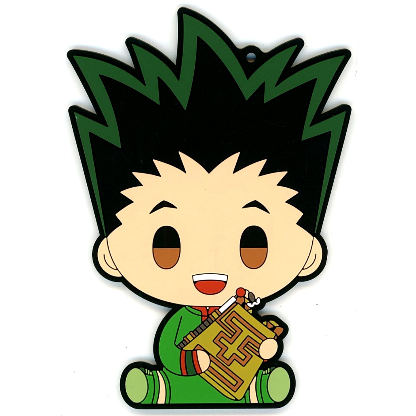 Gon Freecss F Prize Hunter x Hunter Revenge of Scarlet Punybeans Rubber Coaster Ichiban Kuji [USED]
