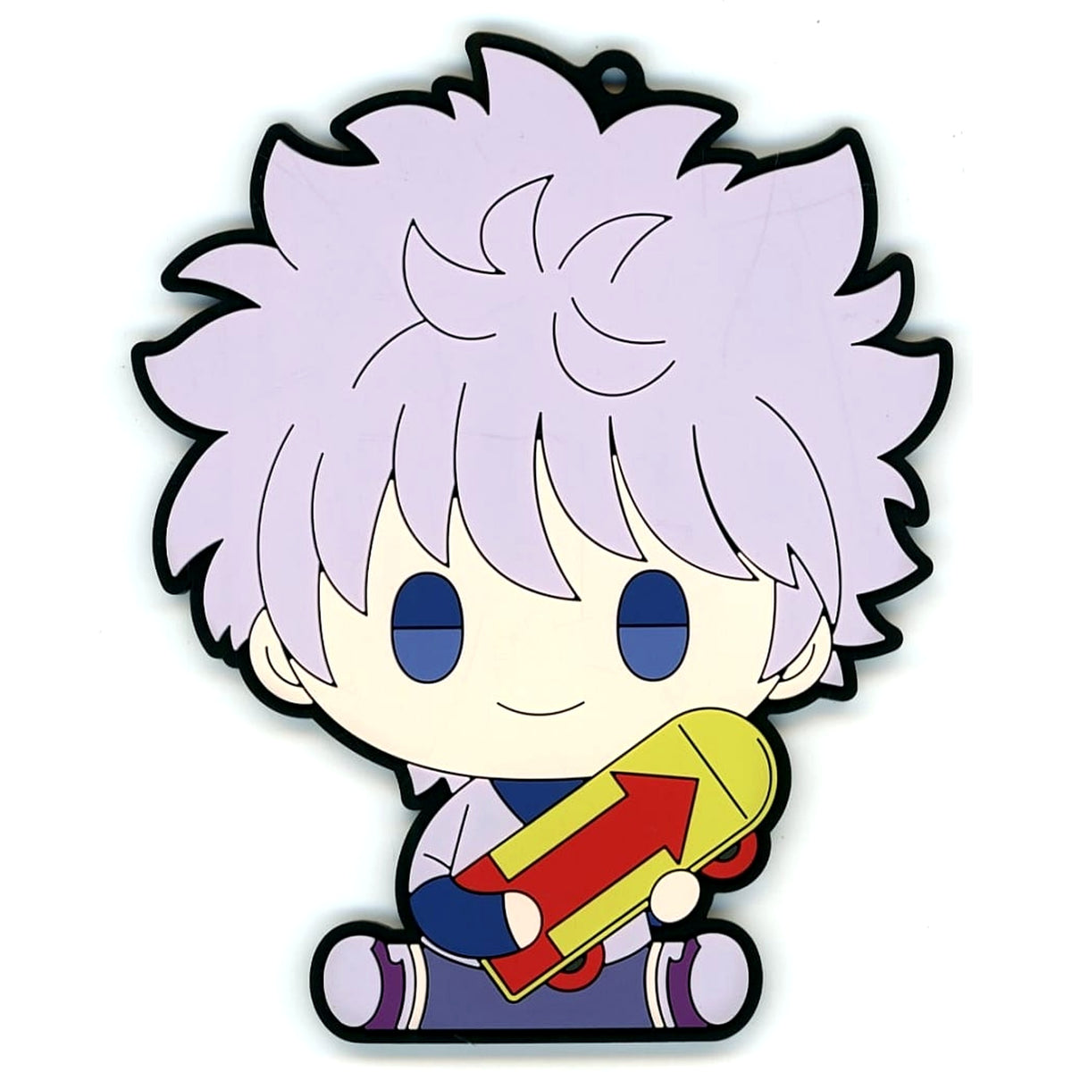 Hunter x Hunter Killua Zoldyck Ichiban Kuji Revenge of Scarlet Rubber Coaster PUNYBEANS Prize F [USED]