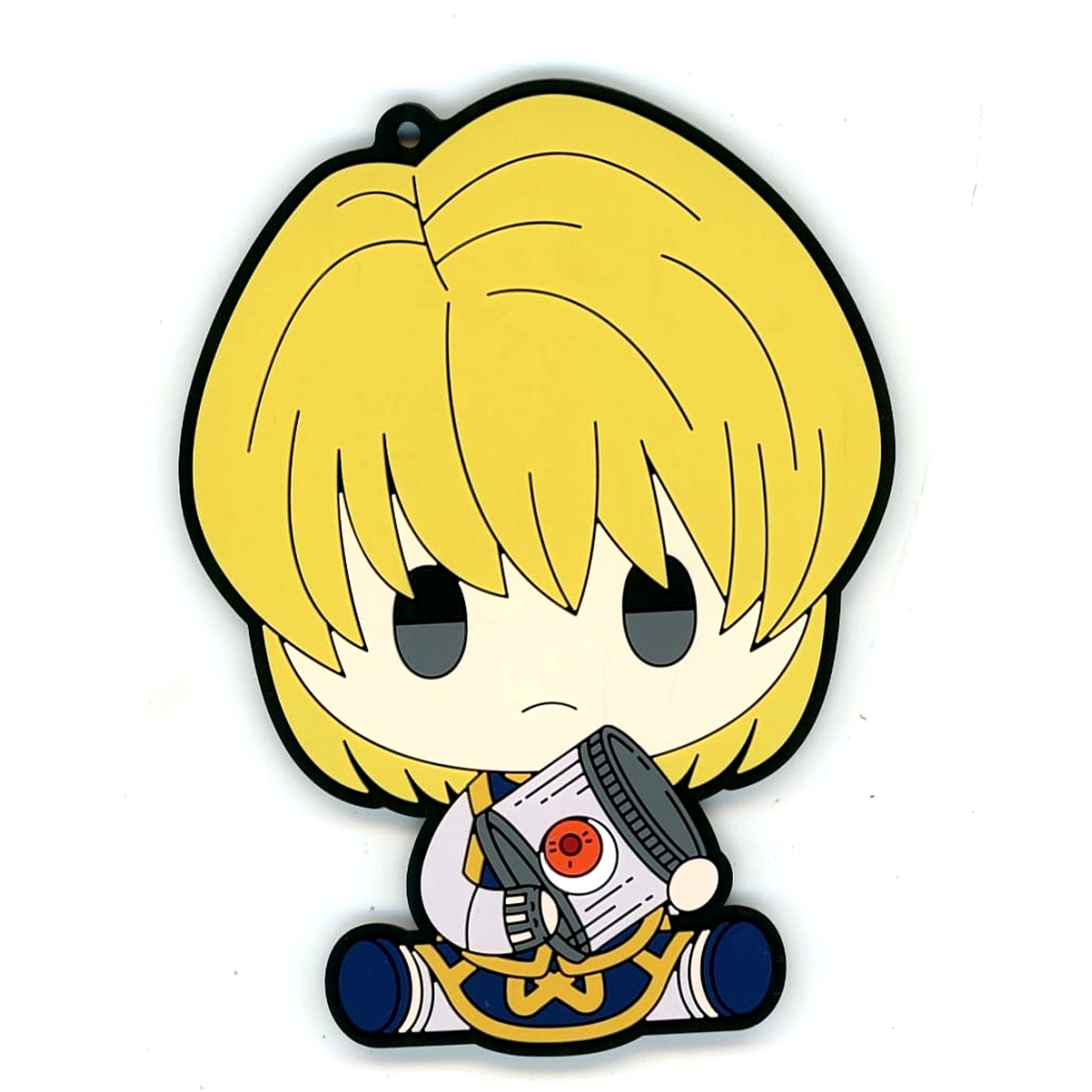 Hunter x Hunter Kurapika Ichiban Kuji Revenge of Scarlet Rubber Coaster PUNYBEANS Prize F [USED]