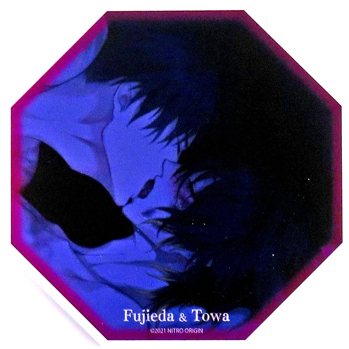 Fujieda & Towa Die-Cut Acrylic Coaster Slow Damage [USED]