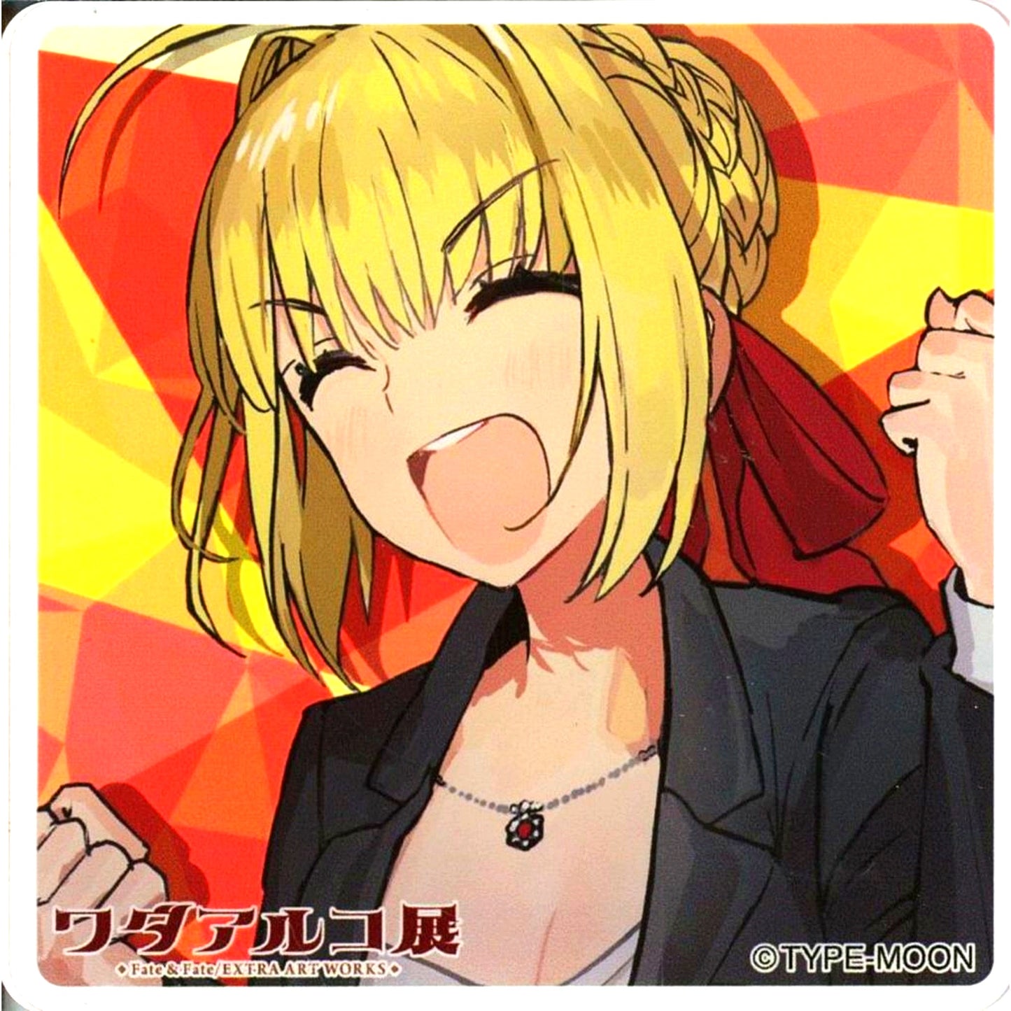 Single Item Nero Claudius Wada Arco Exhibition Fate & Fate/EXTRA ART WORKS Acrylic Coaster [USED]