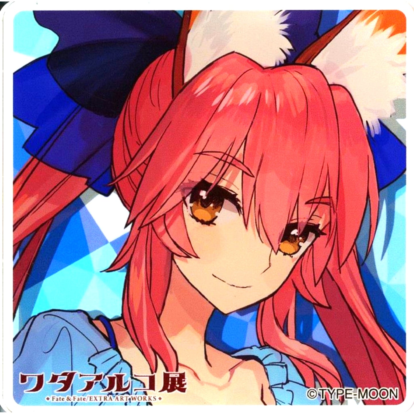 Single Item Tamamo no Mae Wada Arco Exhibition Fate & Fate/EXTRA ART WORKS Acrylic Coaster [USED]