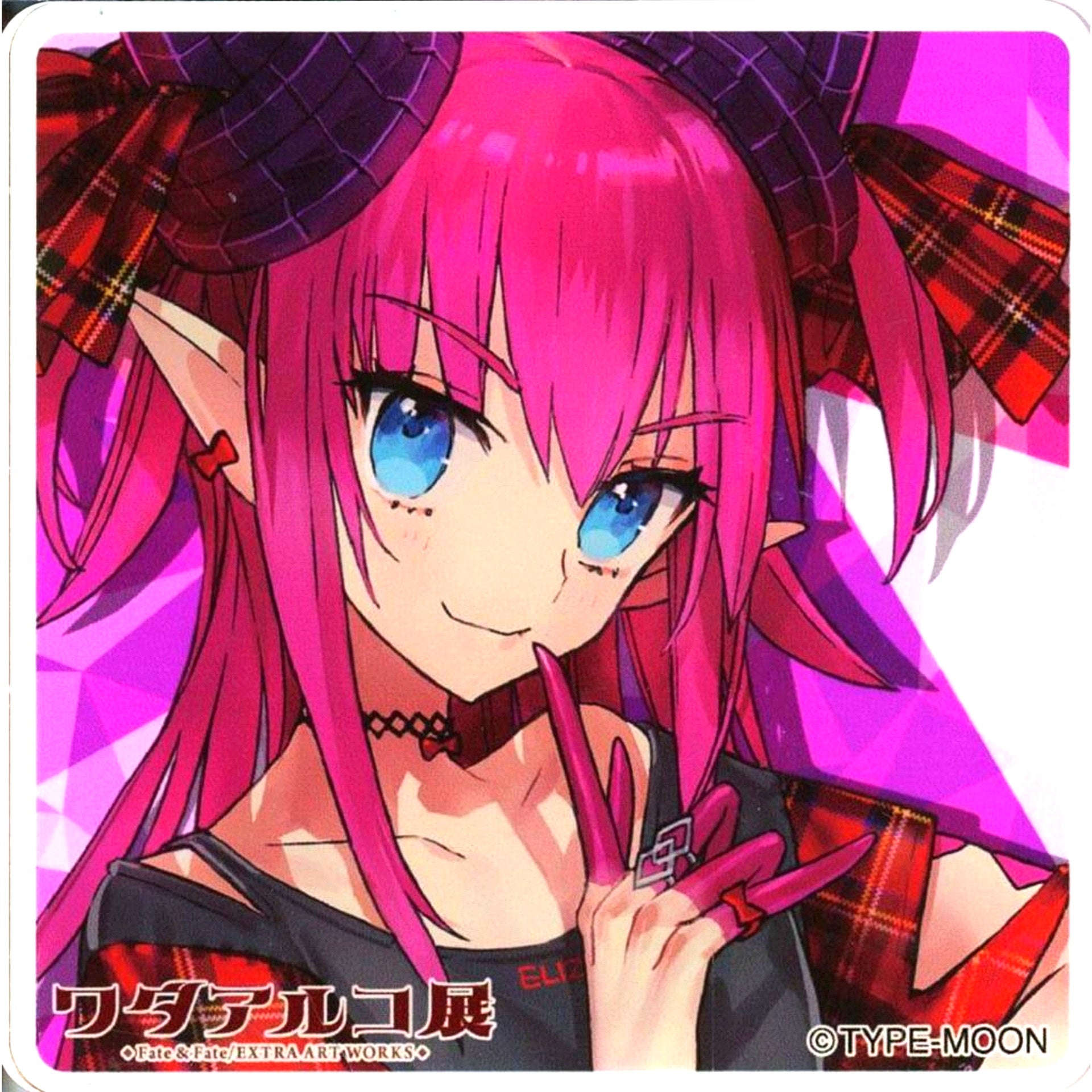 Single Item Elizabeth Bathory Wada Arco Exhibition Fate & Fate/EXTRA ART WORKS Acrylic Coaster [USED]