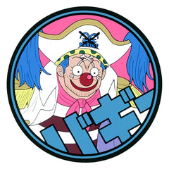 One Piece Buggy Ichiban Kuji Whitebeard Pirates Old Man & Sons Rubber Coaster Rubber Assortment Prize H [USED]