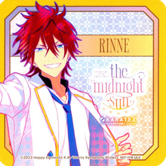 Rinne Amagi Original Coaster B BOX Ensemble Stars Cast Live Starry Symphony the midnight sun x Karaoke no Tetsujin Collabo Drink Order Bonus [USED]