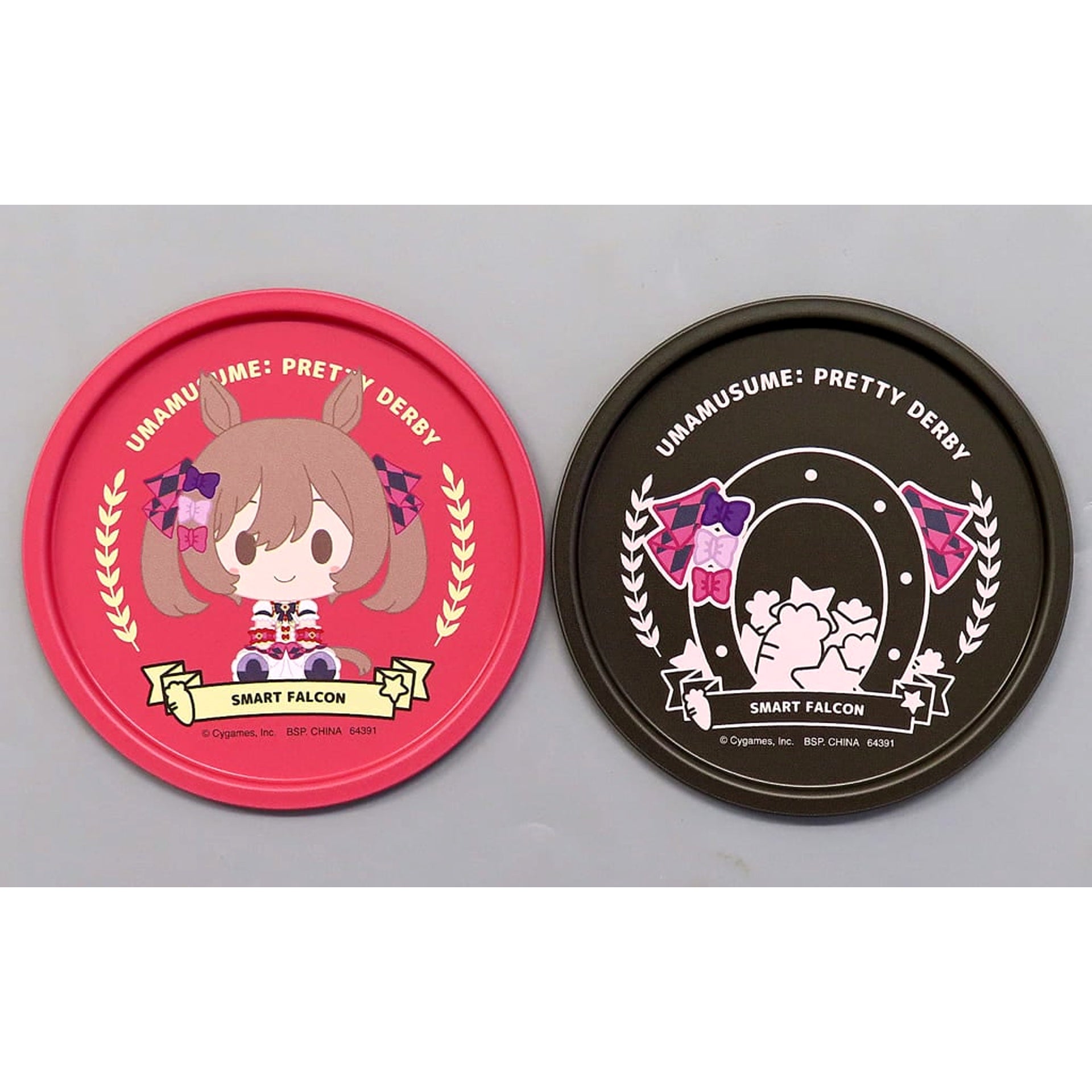 Umamusume: Pretty Derby Smart Falcon Ichiban Kuji Vol.9 Twin Metal Coaster Prize F [USED]