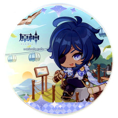 Kaeya Genshin Acrylic Coaster Exhibition A Teyvat Adventure x animatecafe Branch Menu Paid Bonus [USED]