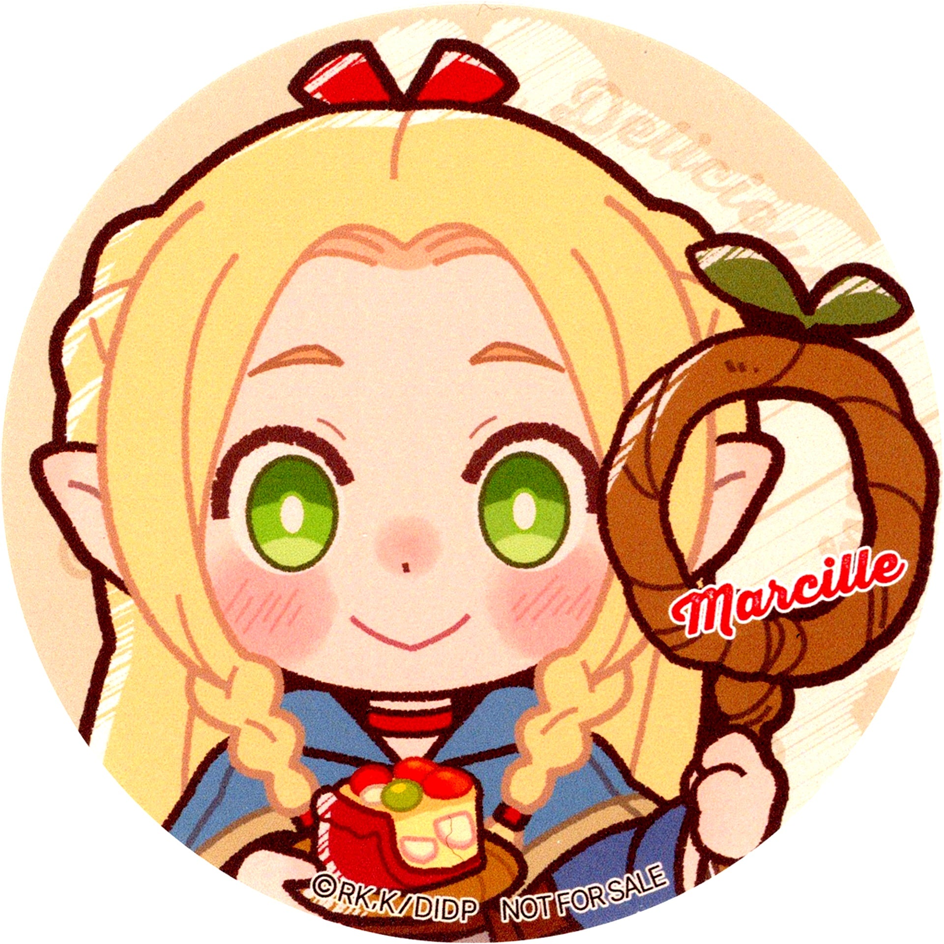 Marcille Donato Coaster Delicious in Dungeon Collabo Cafe in atari Cafe & Dining Character Drink Order Bonus [USED]
