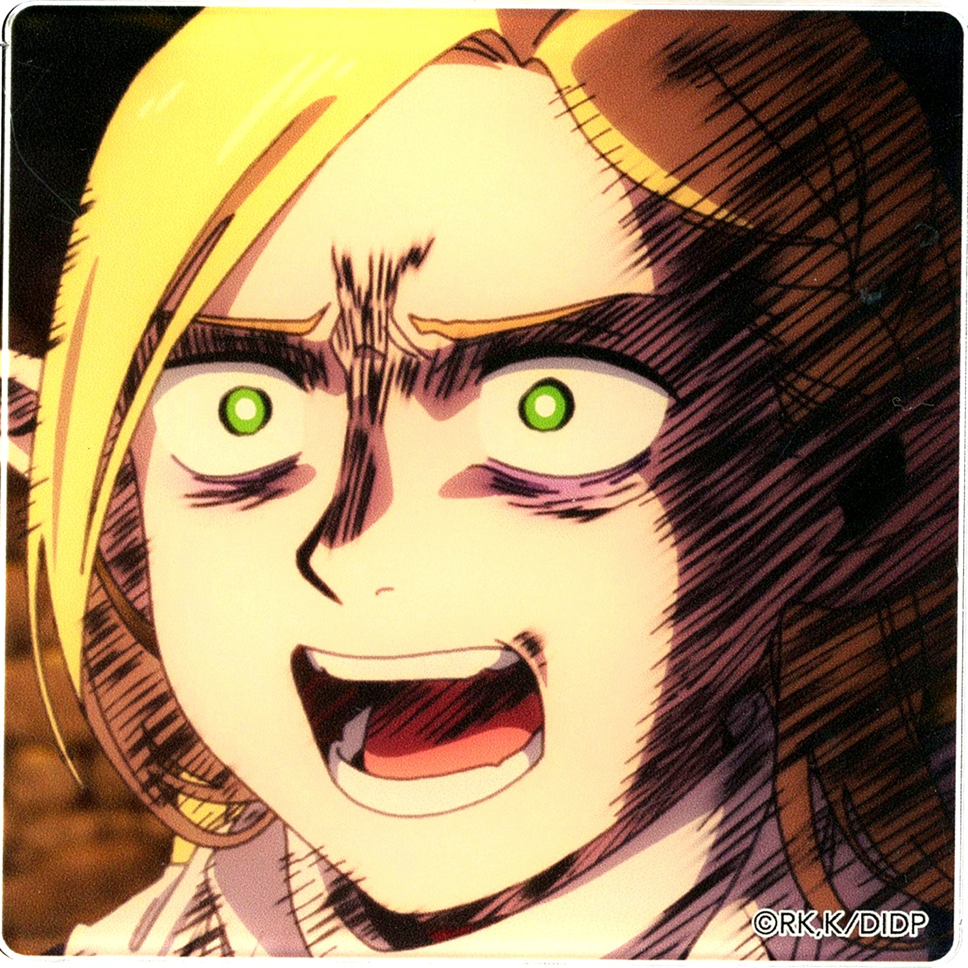 Marcille Donato Gekiga Style Acrylic Coaster Jack-o-Lantern Potage Delicious in Dungeon Collabo Cafe in atari Cafe & Dining [USED]