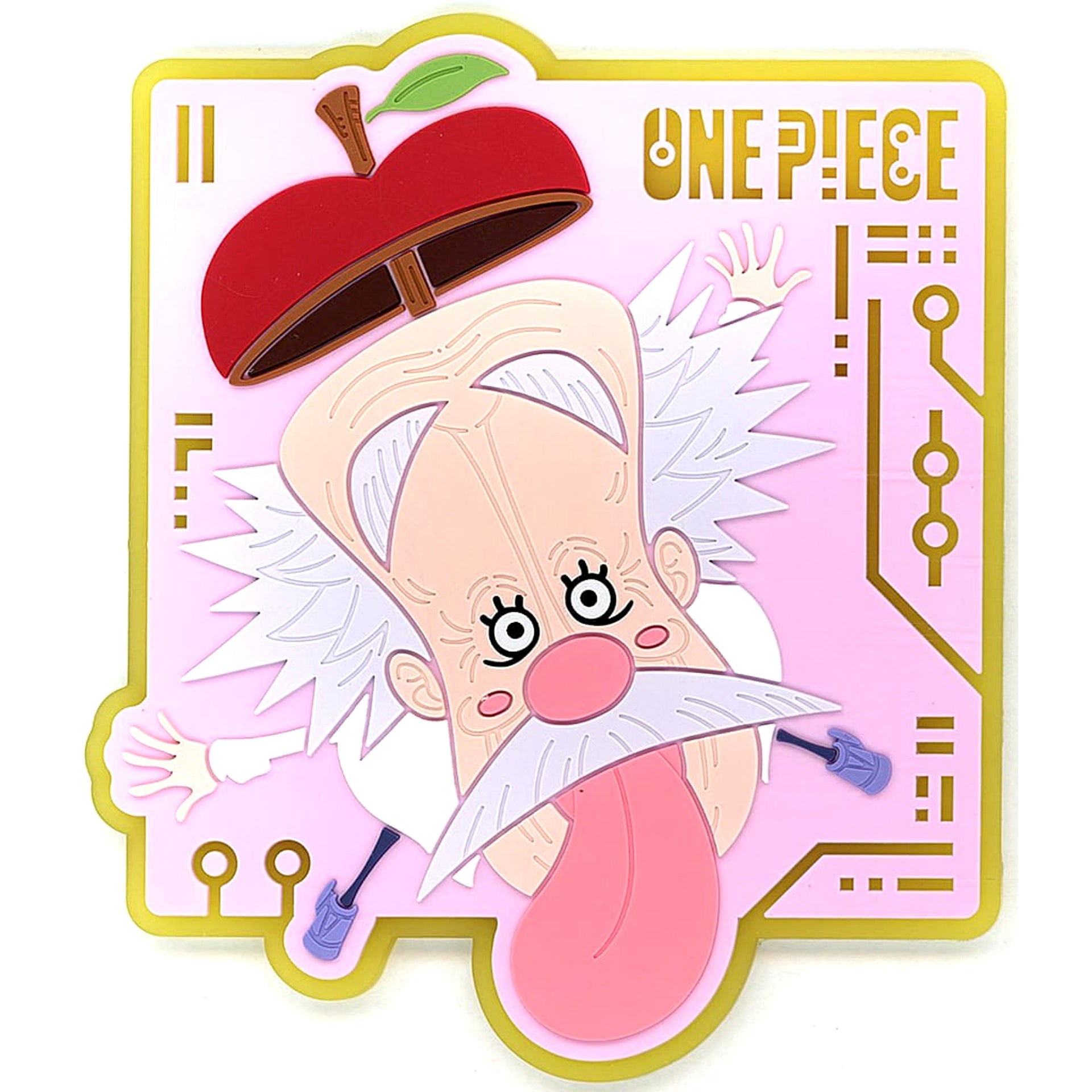 One Piece Dr.Vegapunk Ichiban Kuji Future Island Egghead Rubber Coaster Prize J [USED]