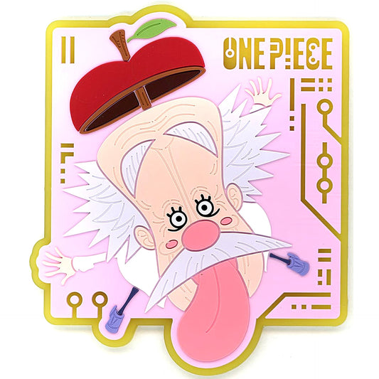 One Piece Dr.Vegapunk Ichiban Kuji Future Island Egghead Rubber Coaster Prize J [USED]