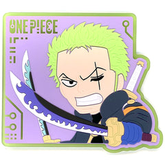 One Piece Roronoa Zoro Ichiban Kuji Future Island Egghead Rubber Coaster Prize J [USED]