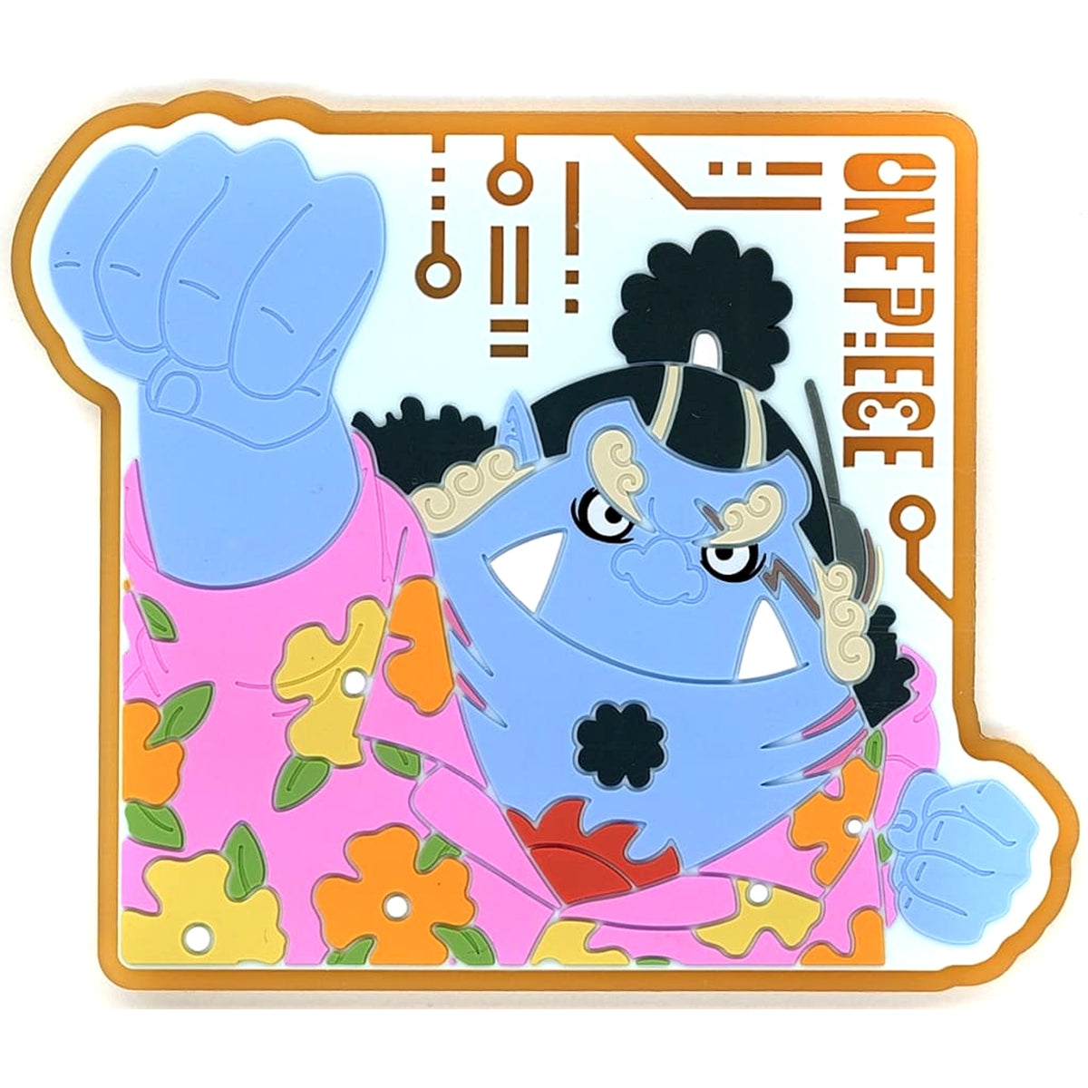 One Piece Jinbe Ichiban Kuji Future Island Egghead Rubber Coaster Prize J [USED]
