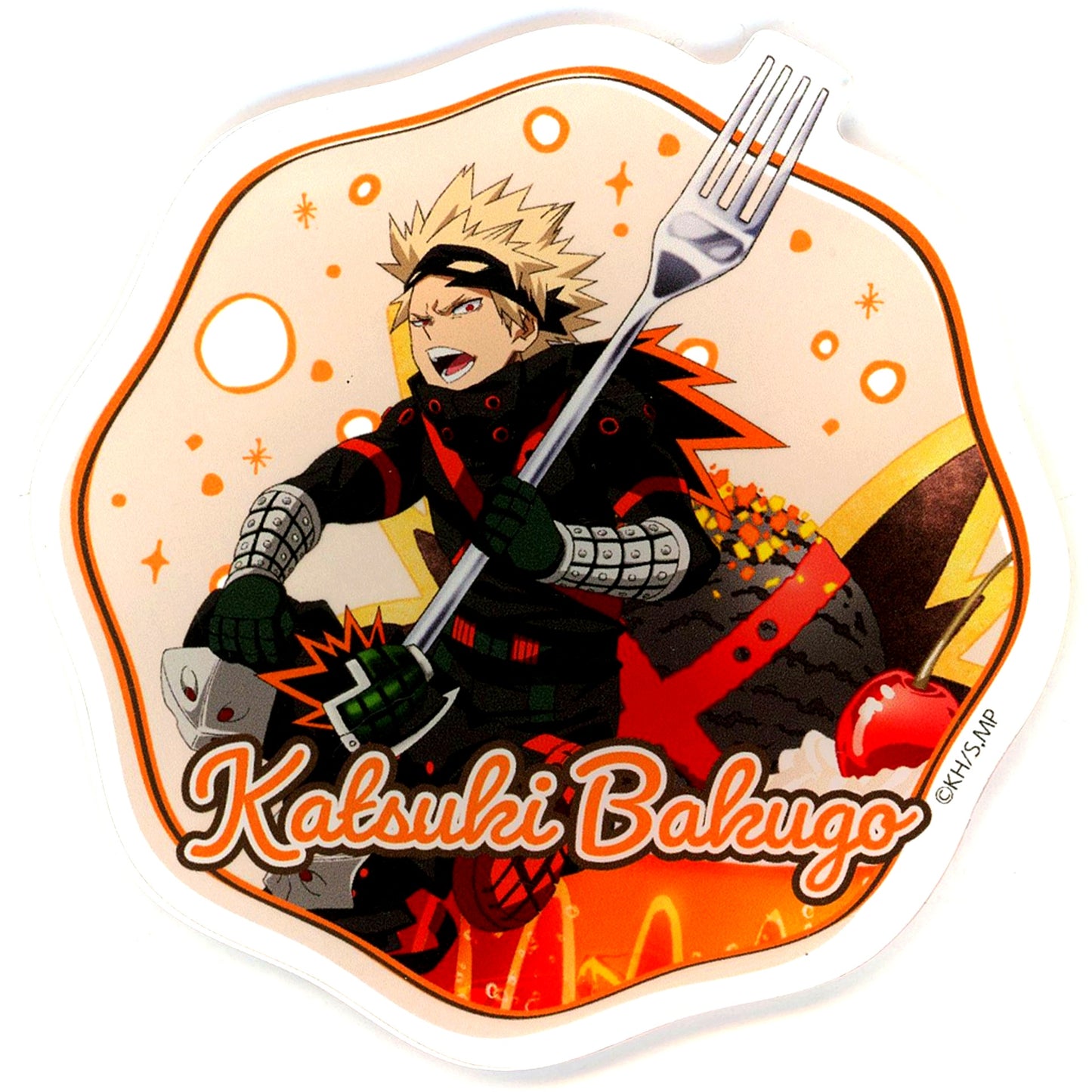 Katsuki Bakugo My Hero Academia UA High School Open School Soft Drink with Acrylic Coaster Order Bonus [USED]