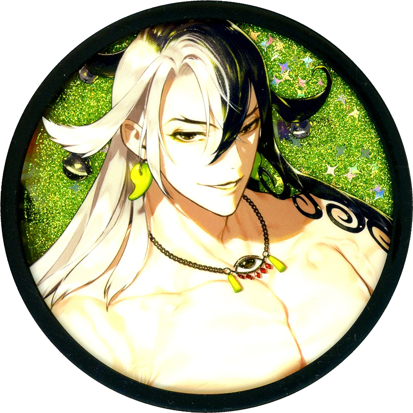 Alter Ego Ashiya Douman Glitter Acrylic Coaster P-POCO Fate/Grand Order C104 Goods [USED]