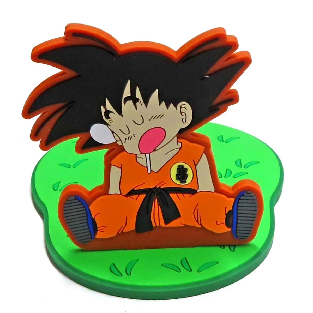 Dragon Ball Son Goku Sleep Rubber Coaster Ichiban Kuji Dragon History Rubber Case & Rubber Coaster Prize D [USED]