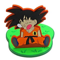Dragon Ball Son Goku Sleep Rubber Coaster Ichiban Kuji Dragon History Rubber Case & Rubber Coaster Prize D [USED]