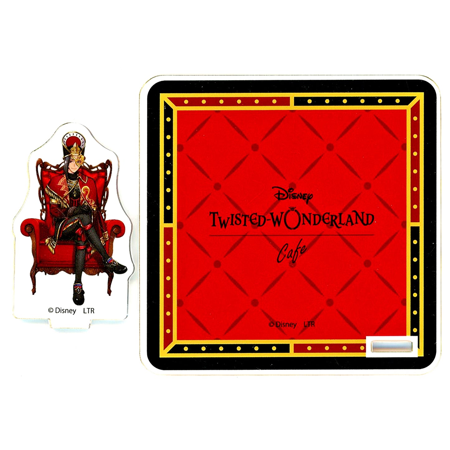 Jamil Viper Glorious Masquerade Acrylic Stand Coaster Disney Twisted Wonderland x OH MY CAFE 2024 [USED]