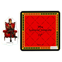 Jamil Viper Glorious Masquerade Acrylic Stand Coaster Disney Twisted Wonderland x OH MY CAFE 2024 [USED]
