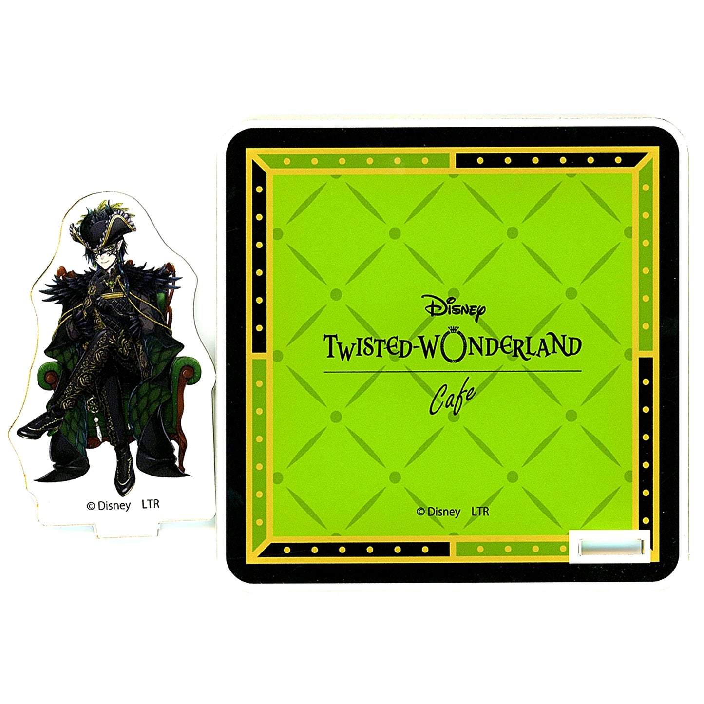 Malleus Draconia Disney Twisted Wonderland Acrylic Stand Coaster Glorious Masquerade OH MY CAFE 2024 [USED]