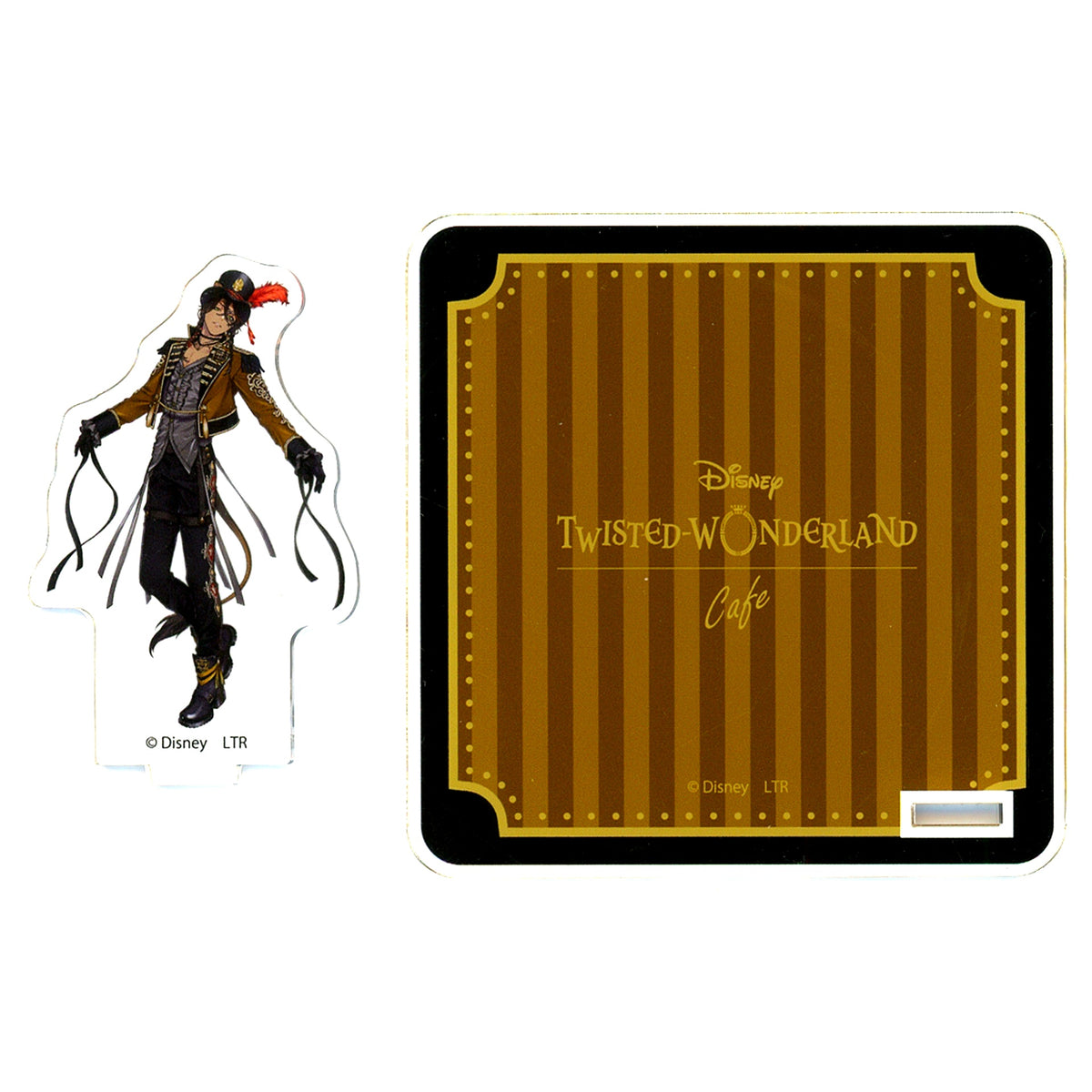 Leona Kingscholar Playful Land Acrylic Stand Coaster Disney Twisted Wonderland x OH MY CAFE 2024 [USED]