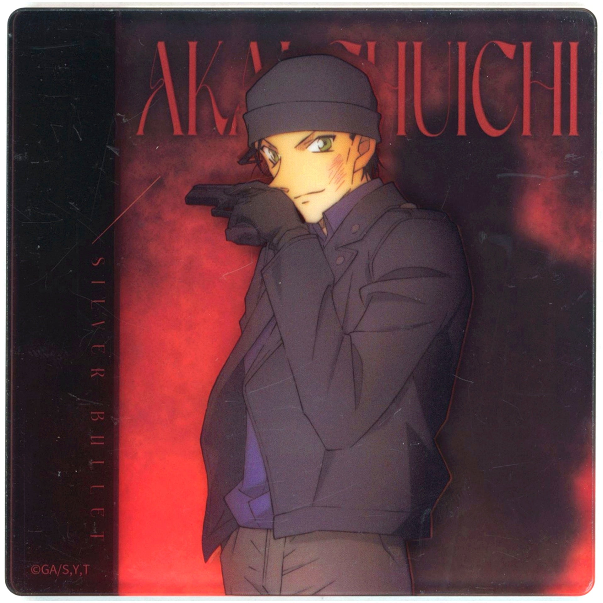 Shuichi Akai roles Series Detective Conan Acrylic Coaster China Limited [USED]