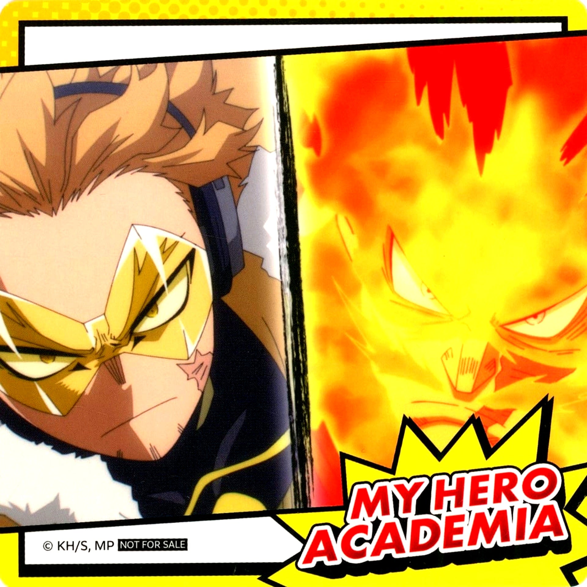 Hawks Endeavor Box B My Hero Academia x Manekineko Collabo Drink Order Bonus Coaster [USED]