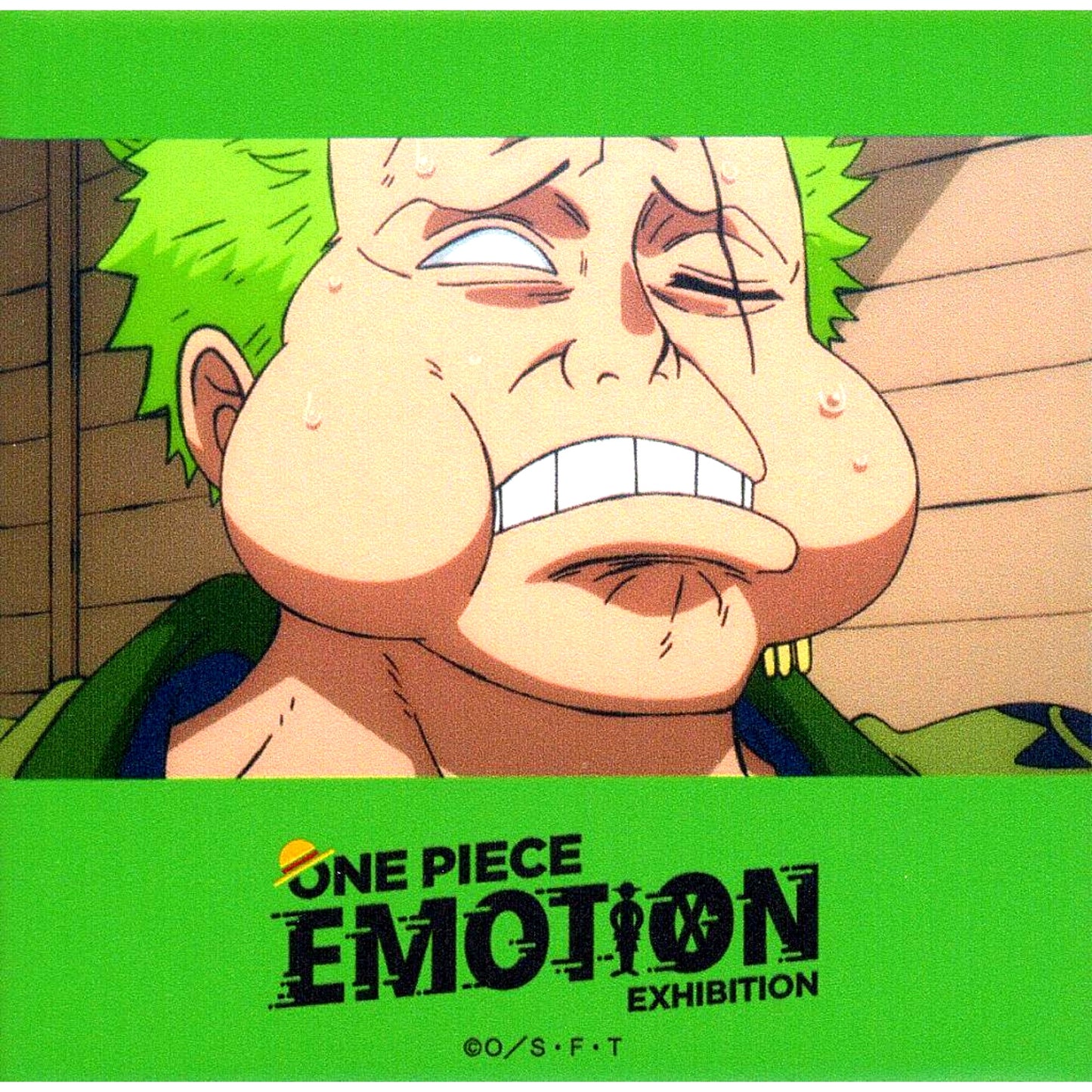 Roronoa Zoro ONE PIECE EMOTION Trading Dolomite Coaster [USED]