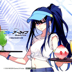 Saori Jomae Coaster Blue Archive 3.5th Anniversary Cafe in SMILE BASE CAFE Collabo Menu Order Bonus [USED]