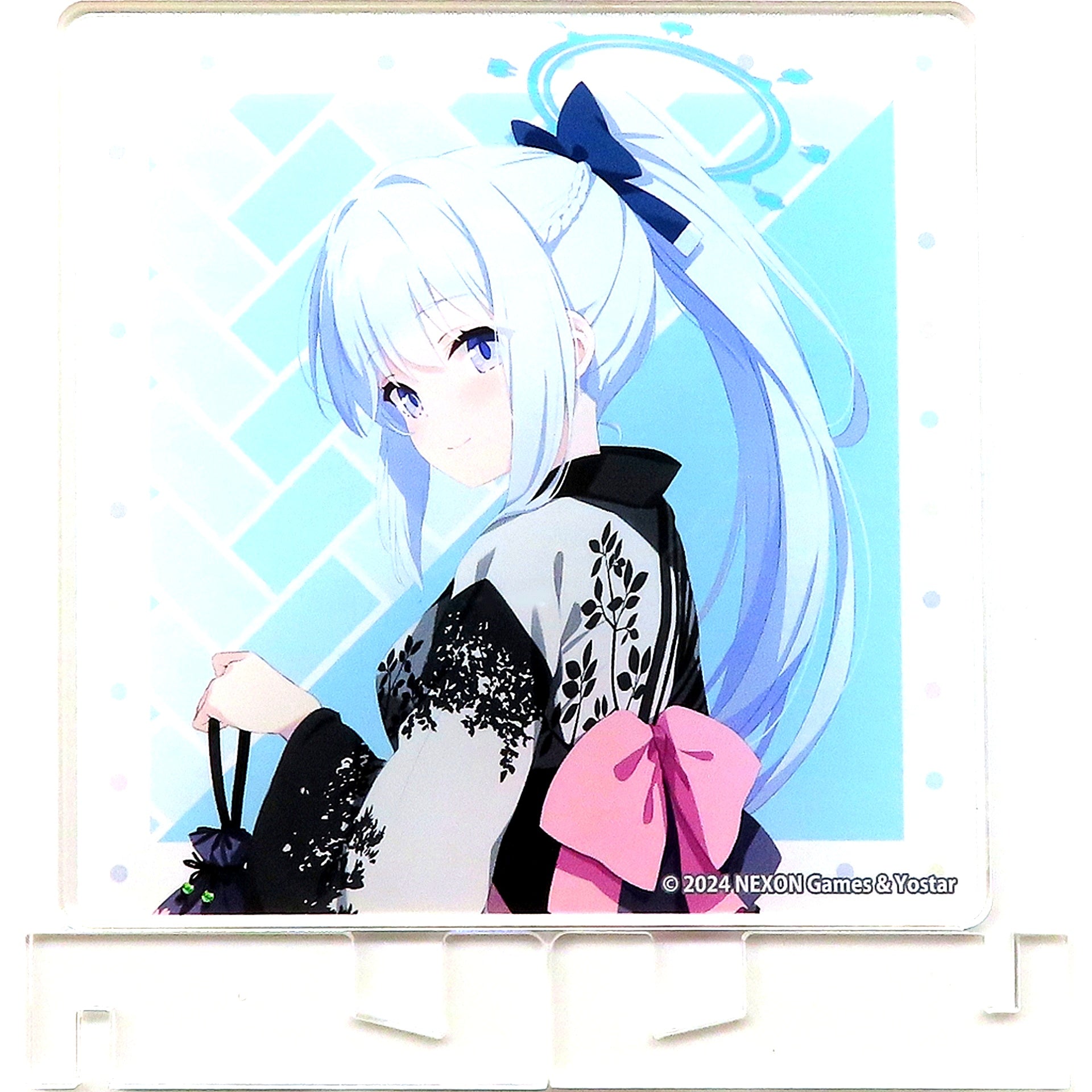 Miyako Tsukiyuki Trading Acrylic Coaster Stand Blue Archive x AnimaxCafe+ [USED]