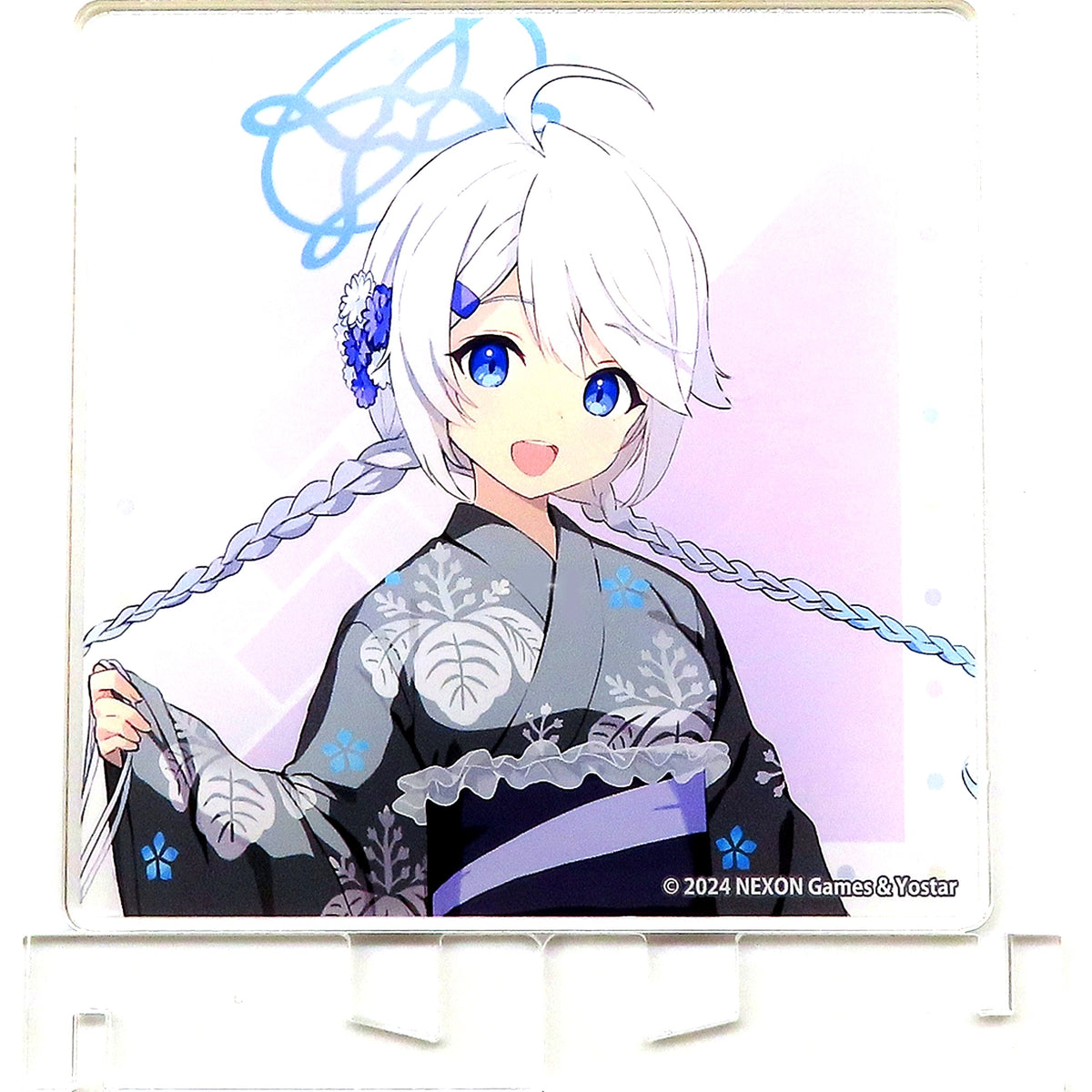 Kirino Nakatsukasa Trading Acrylic Coaster Stand Blue Archive x AnimaxCafe+ [USED]