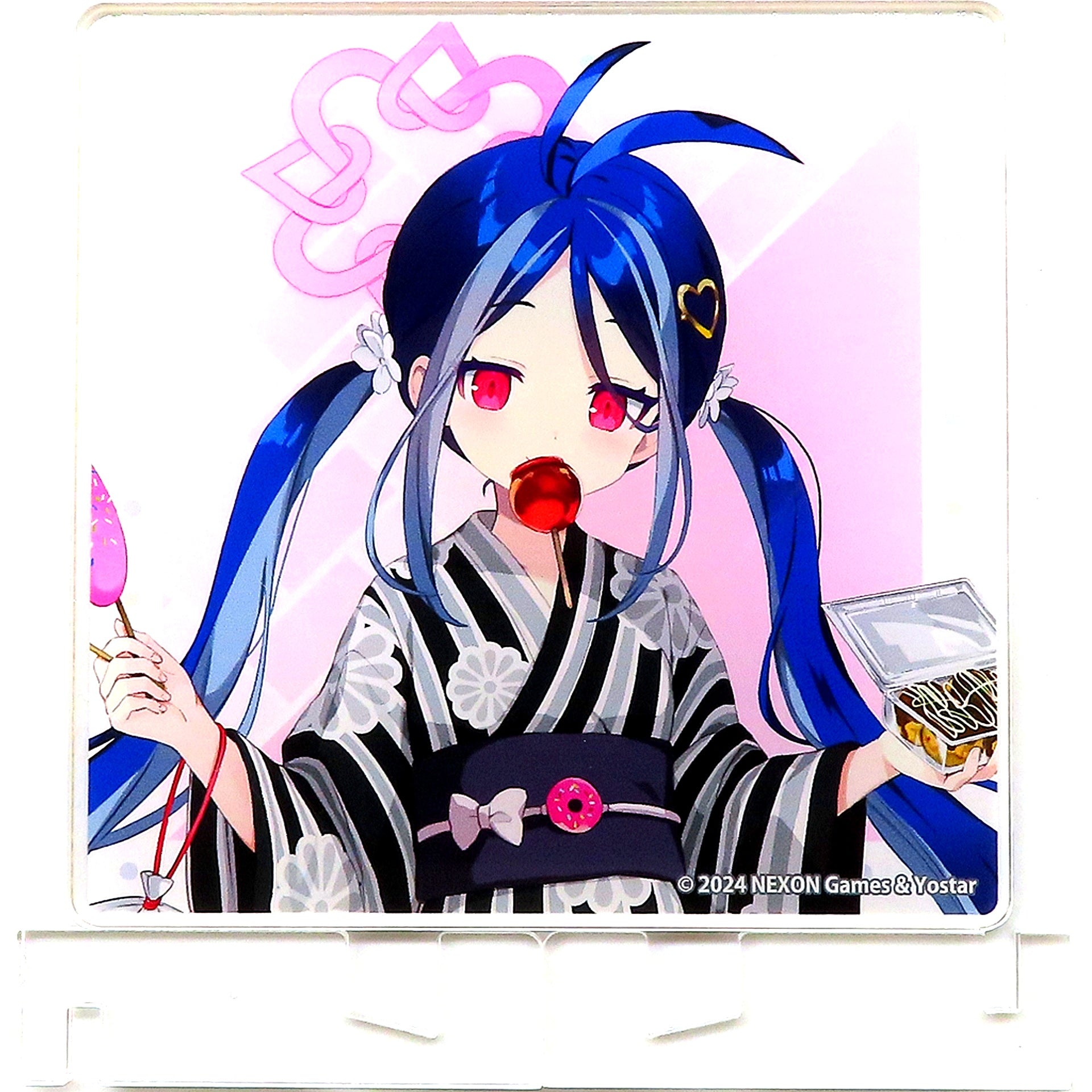 Fubuki Nemugaki Trading Acrylic Coaster Stand Blue Archive x AnimaxCafe+ [USED]