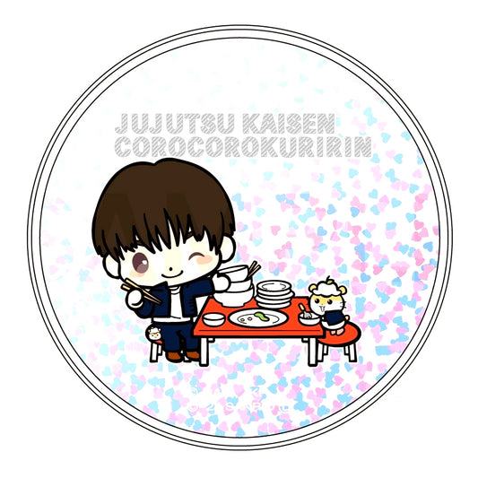 Yu Haibara & Corocorokuririn Glitter Coaster Jujutsu Kaisen Season 2 Hidden Inventory Premature Death x Sanrio Characters [USED]