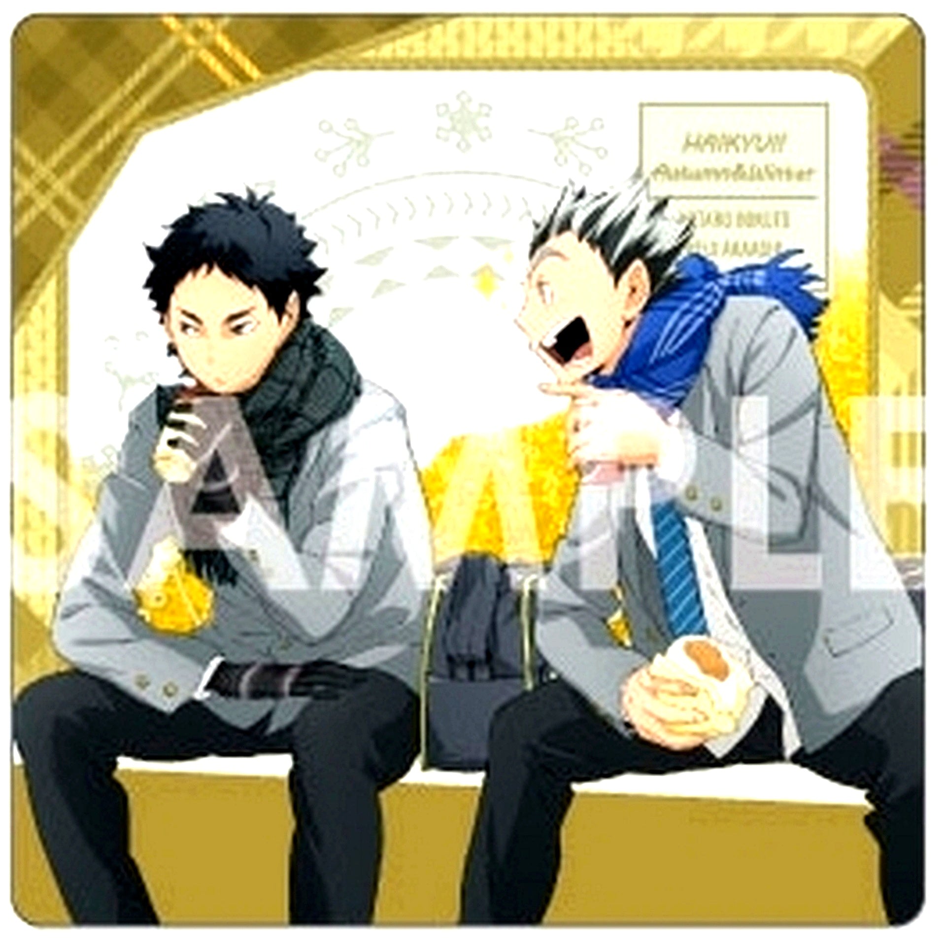 Bokuto and Akaashi 8. Kira Kira Staple Collection Haikyu!! [USED]