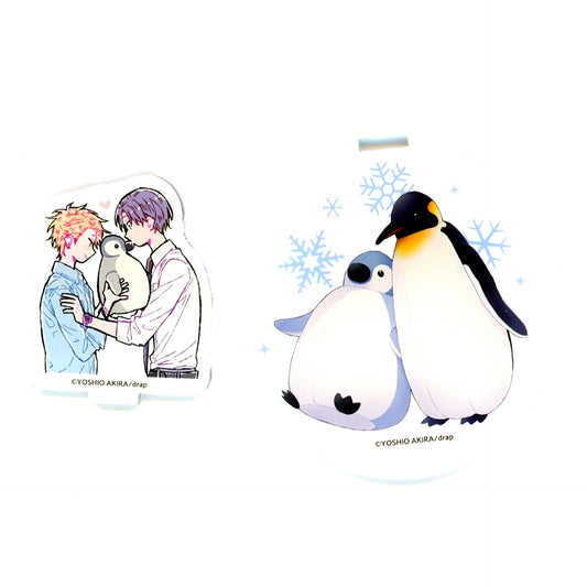 Kaoru Kanzawa Kazuki Hara Akira Yoshio Red Thread Series Coaster with Acrylic Stand Ikebukuro Limited VIP Seat Bonus [USED]