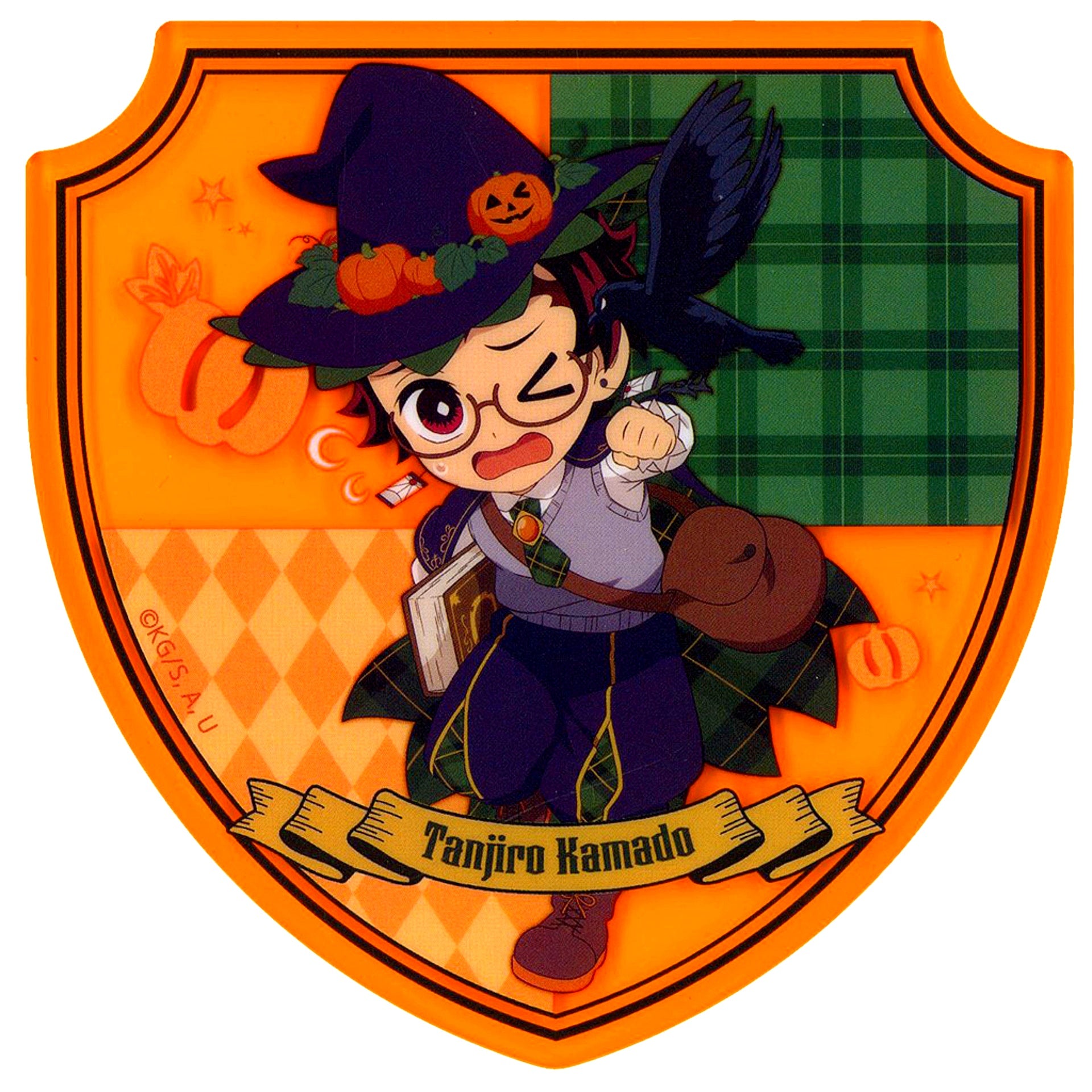 Tanjiro Kamado Demon Slayer x ufotable Cafe / Machi Asobi CAFE x ufotable DINING Halloween Event 2024 Random Acrylic Coaster A [USED]