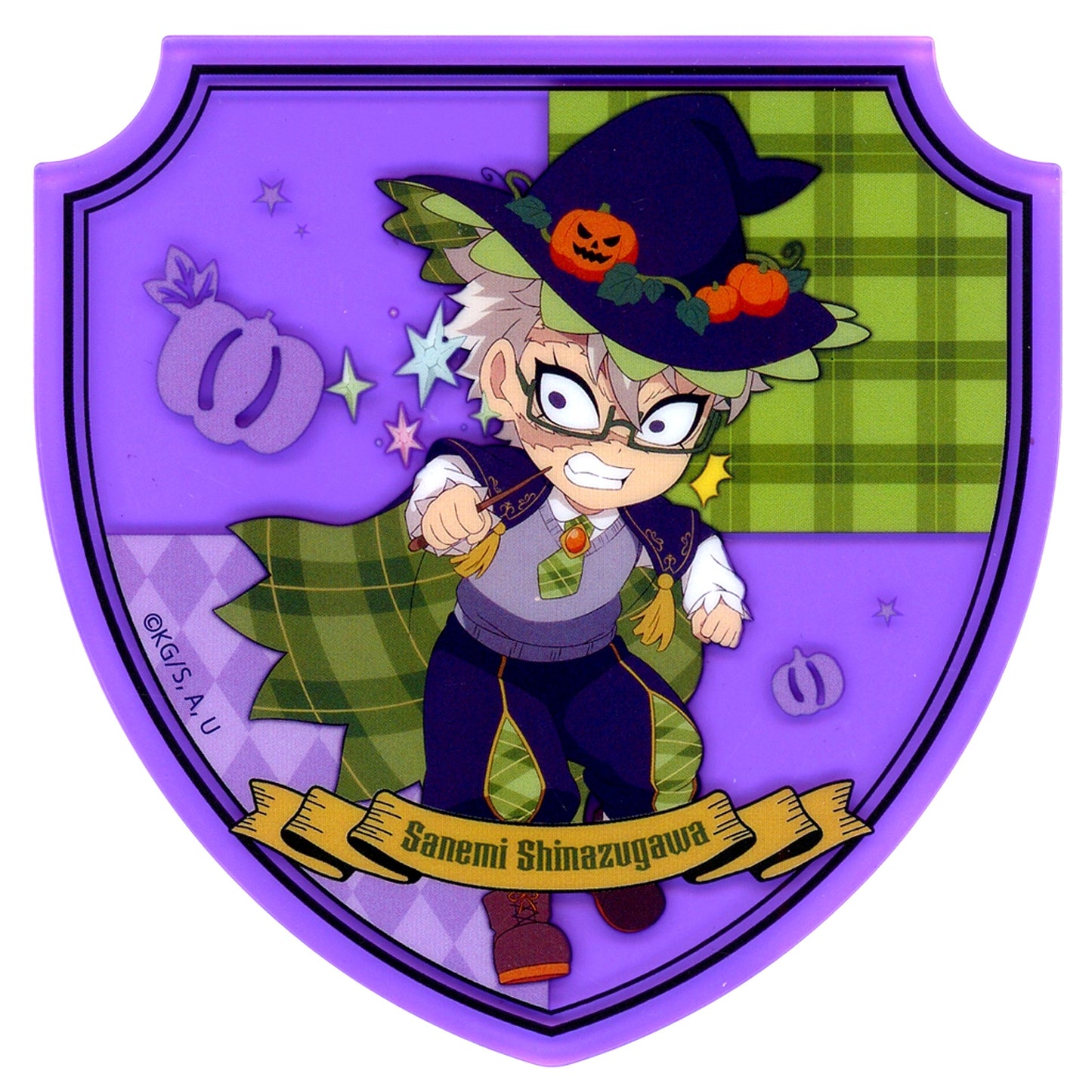 Sanemi Shinazugawa Random Acrylic Coaster B Demon Slayer x ufotable Cafe Machi Asobi CAFE x ufotable DINING Halloween Event 2024 [USED]