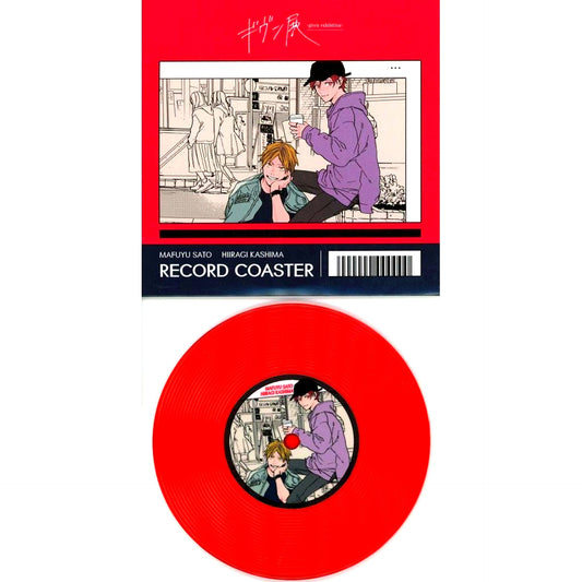 Hiiragi Kashima & Mafuyu Sato Record Style Coaster Original Edition Given Exhibition [USED]