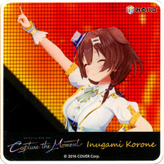 Inugami Korone Acrylic Coaster Virtual YouTuber Hololive 5th fes. Capture the Moment x Miruhaco by JOYSOUND Viewing Ticket with Goods Bonus [USED]