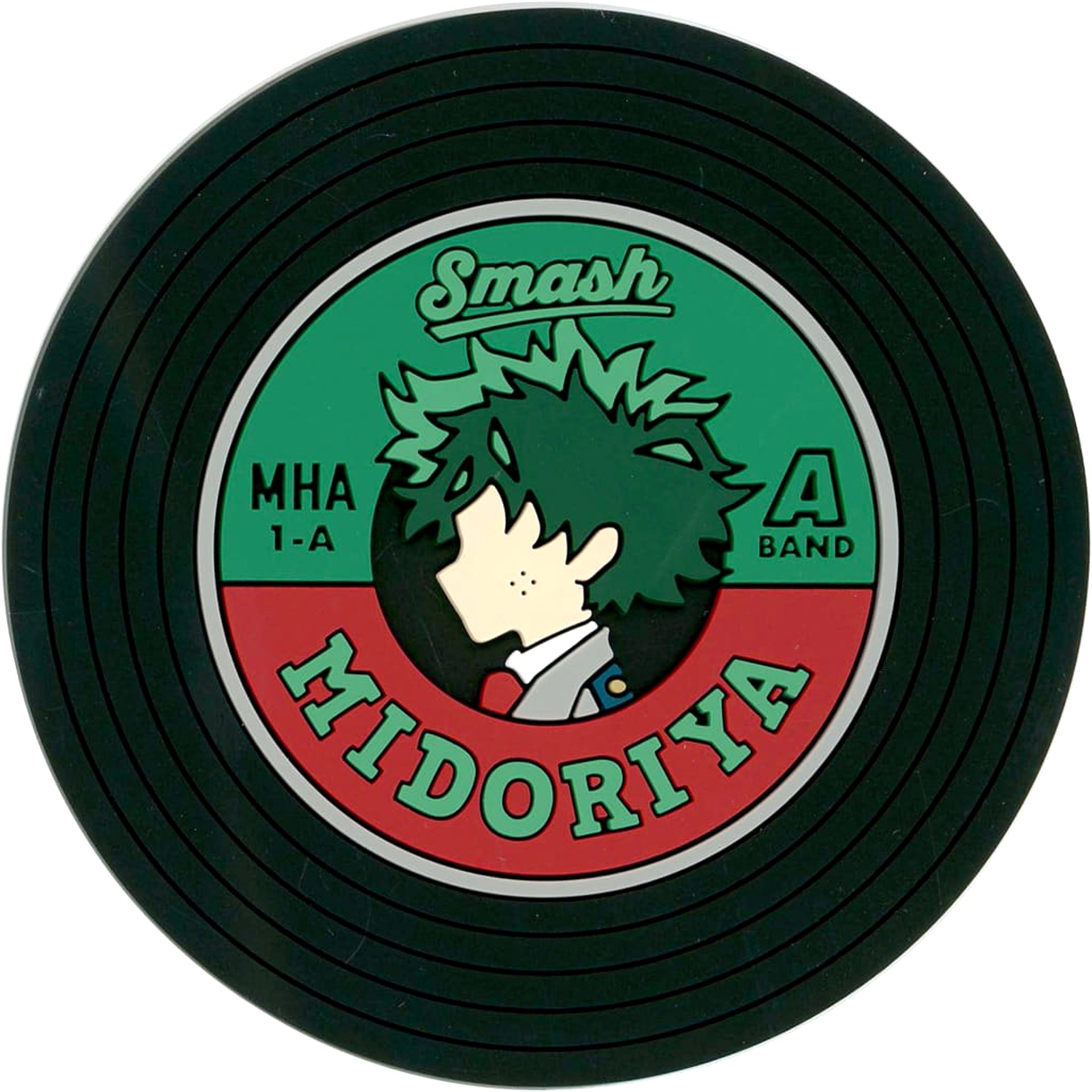 My Hero Academia Izuku Midoriya Ichiban Kuji Cultural Festival Begins!! Record Design Rubber Coaster Prize J [USED]
