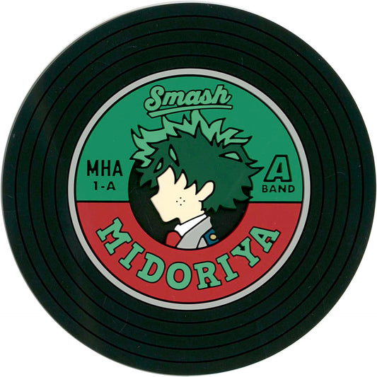 My Hero Academia Izuku Midoriya Ichiban Kuji Cultural Festival Begins!! Record Design Rubber Coaster Prize J [USED]