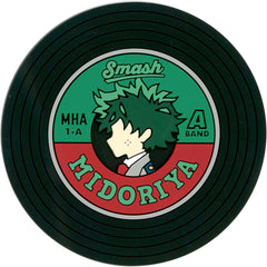 My Hero Academia Izuku Midoriya Ichiban Kuji Cultural Festival Begins!! Record Design Rubber Coaster Prize J [USED]