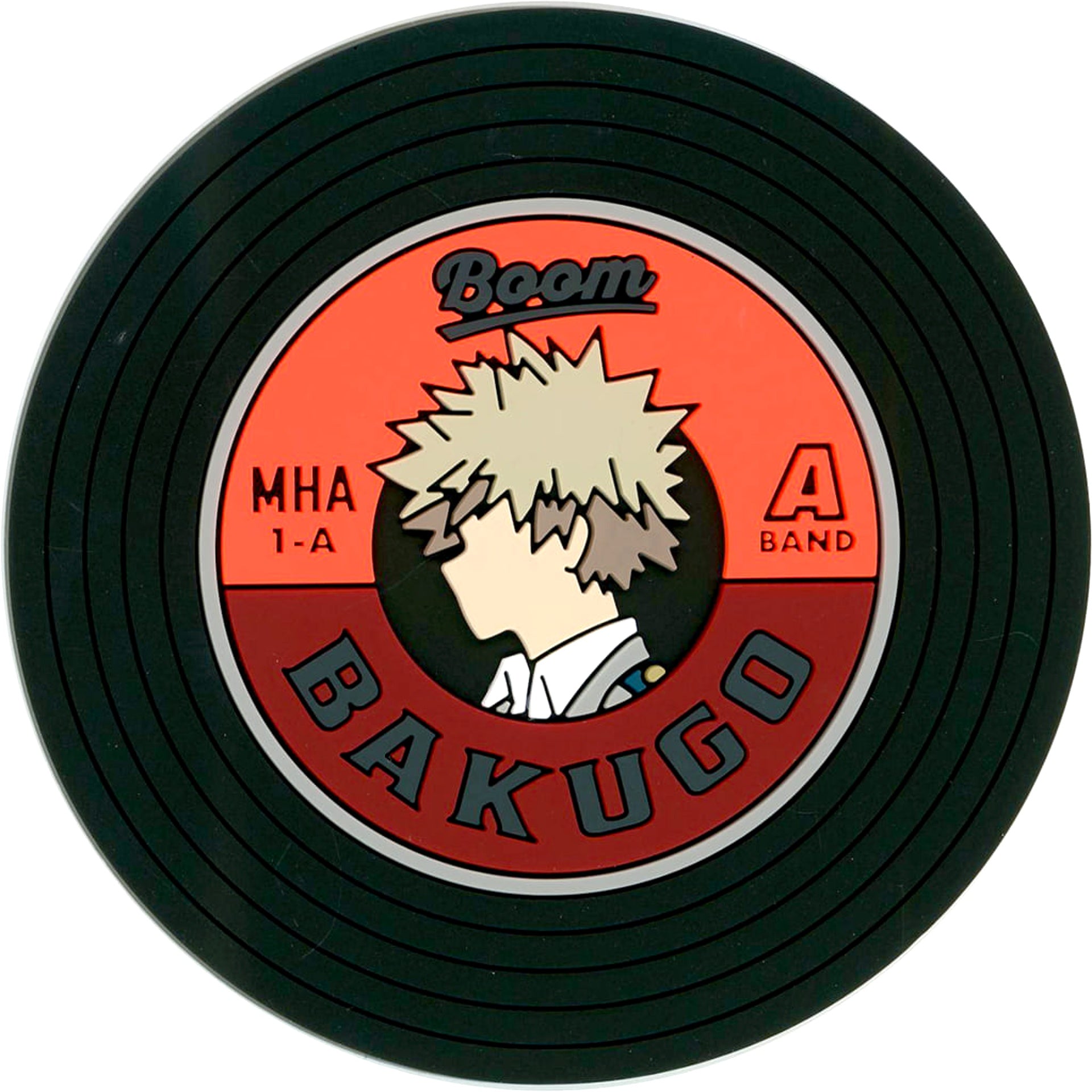 My Hero Academia Katsuki Bakugo Ichiban Kuji Cultural Festival Begins!! Record Design Rubber Coaster Prize J [USED]