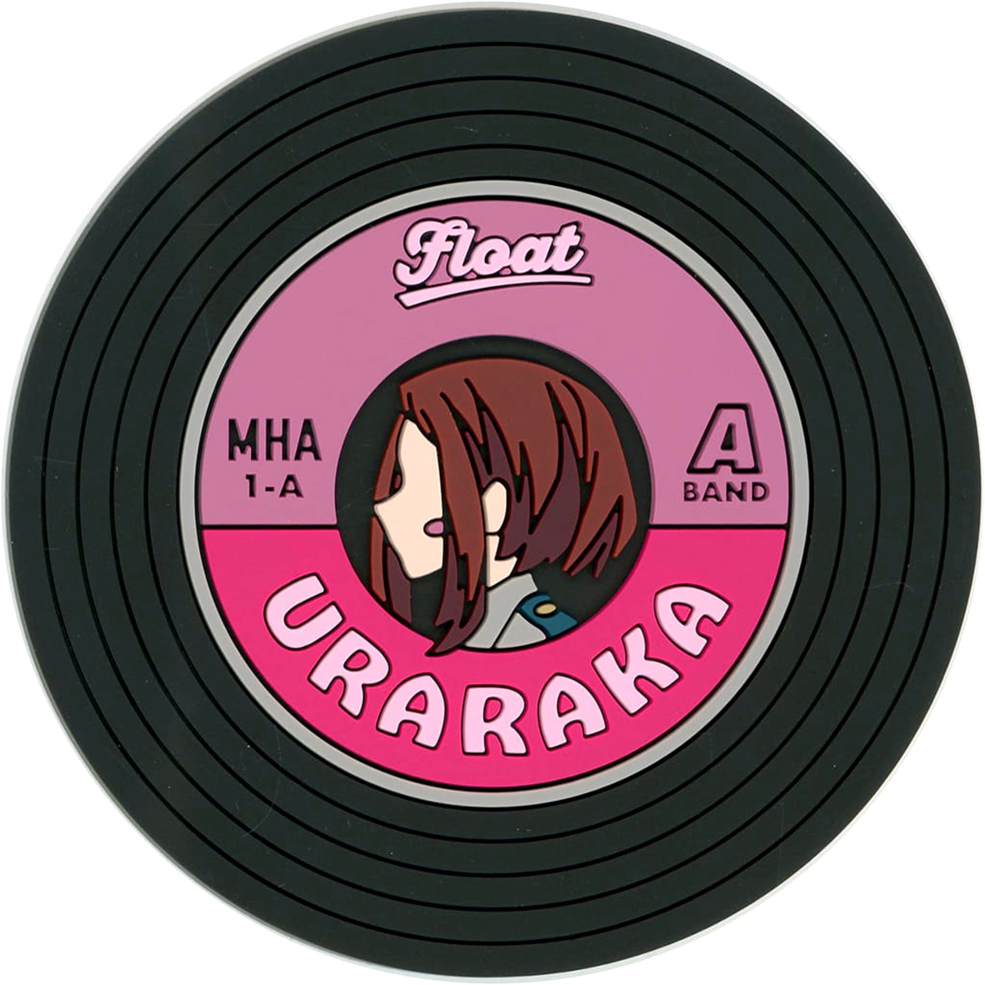 My Hero Academia Ochaco Uraraka Ichiban Kuji Cultural Festival Begins!! Record Design Rubber Coaster Prize J [USED]