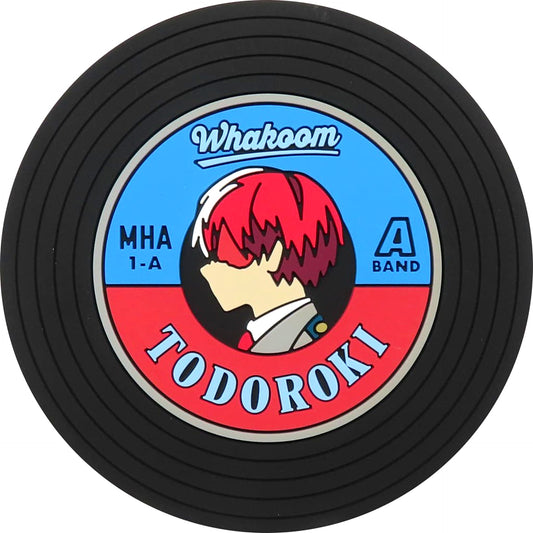 My Hero Academia Shoto Todoroki Ichiban Kuji Cultural Festival Begins!! Record Design Rubber Coaster Prize J [USED]