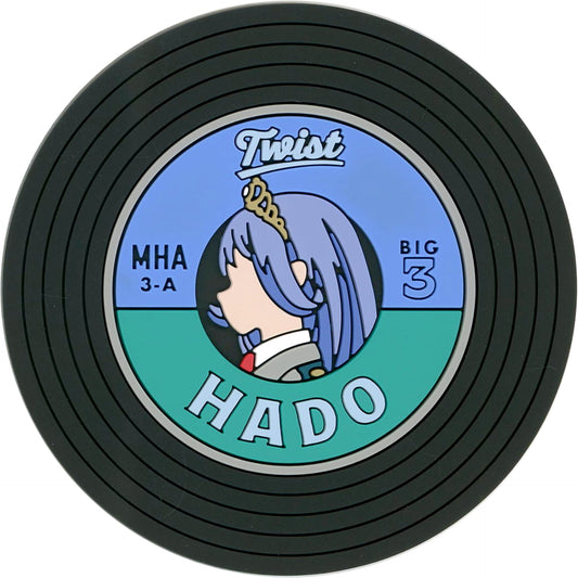 My Hero Academia Nejire Hado Ichiban Kuji Cultural Festival Begins!! Record Design Rubber Coaster Prize J [USED]