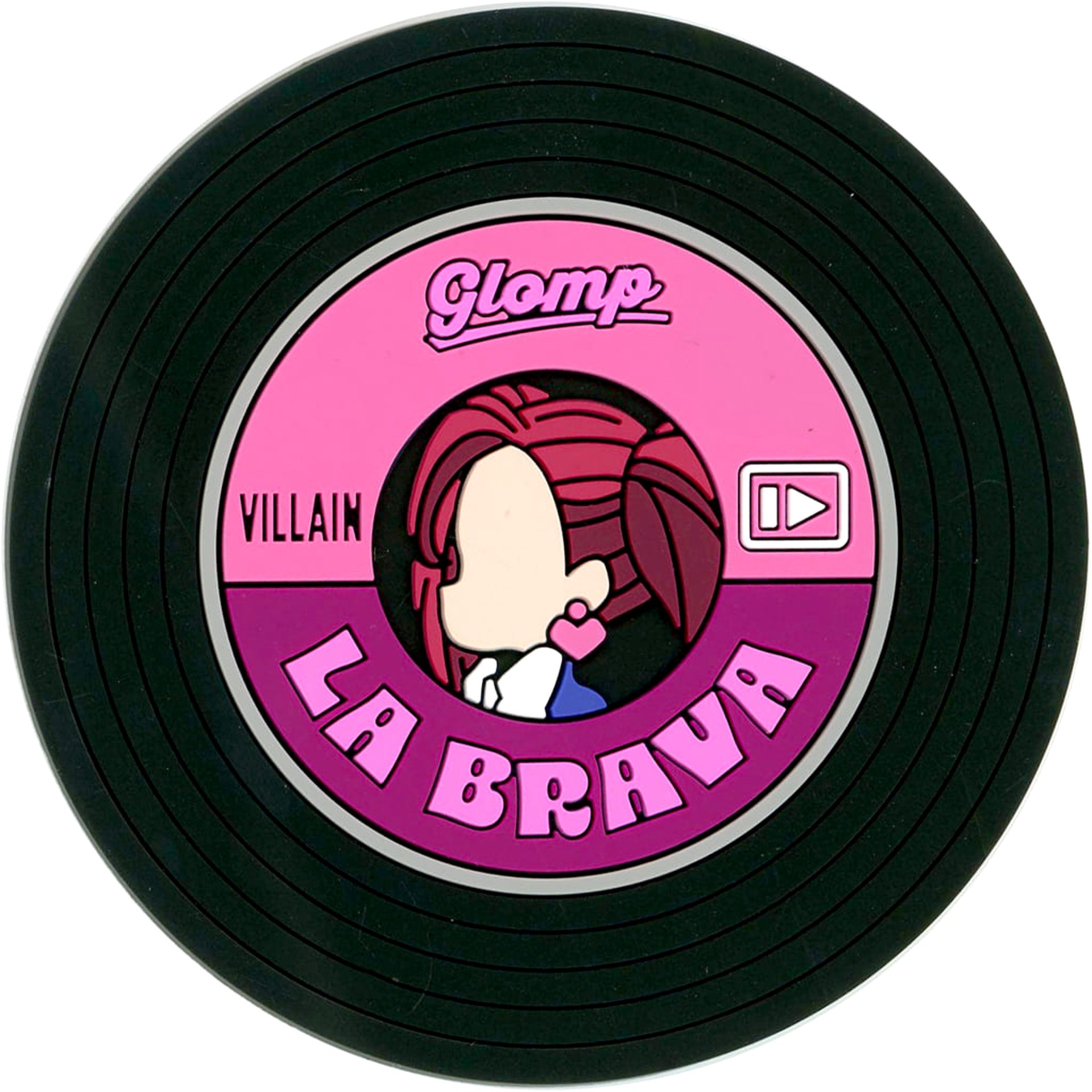 My Hero Academia La Brava Ichiban Kuji Cultural Festival Begins!! Record Design Rubber Coaster Prize J [USED]