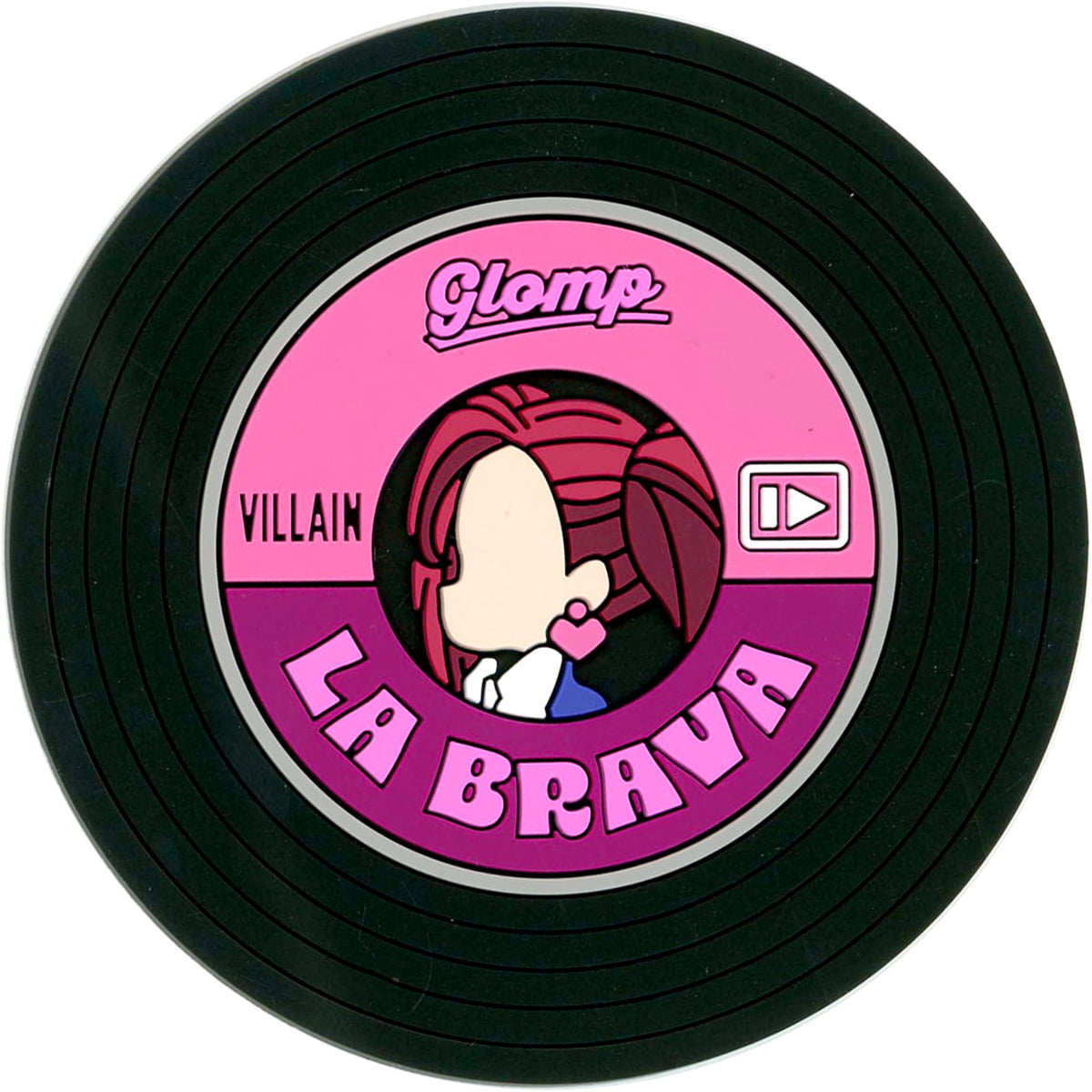 My Hero Academia La Brava Ichiban Kuji Cultural Festival Begins!! Record Design Rubber Coaster Prize J [USED]