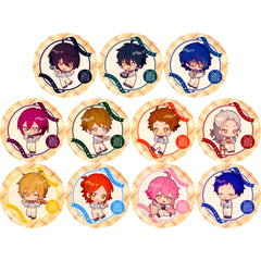 Set of 11 Coaster Group B Ensemble Stars ENSEMBLE HOLIDAY x animatecafe Collabo Menu Order Bonus [USED]