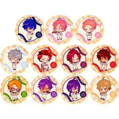 Set of 11 Coaster Group C Ensemble Stars ENSEMBLE HOLIDAY x animatecafe Collabo Menu Order Bonus [USED]